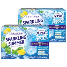 Hakugen Earth 白元 入浴劑 保濕炭酸 泡澡 酷涼款 Set 4種香味 (薄荷、檸檬、萊姆、草本) 12入, 540g, 2盒