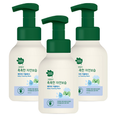 그린핑거 촉촉한 자연보습 베이비 거품워시 바디클렌저, 320ml, 3개