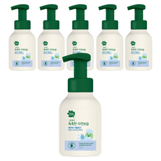 그린핑거 촉촉한 자연보습 베이비 거품 워시, 320ml, 6개