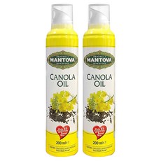 만토바 카놀라 오일 스프레이, 200ml, 2개