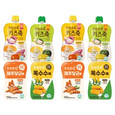 2ucareS 袋裝即食粥 南瓜口味+地瓜口味+紅蘿蔔口味+玉米口味, 400g, 2套