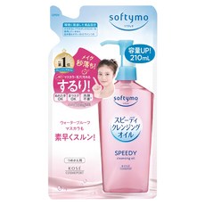 KOSE 高絲 softymo 絲芙蒂 乾濕兩用極淨卸粧油補充包 210ml 溫和保濕, 1包