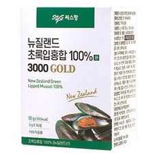 뉴질랜드 초록입홍합 환 3000 GOLD 30p, 90g, 1개