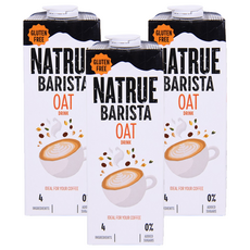 NATRUE 바리스타오트 오트 드링크, 3개, 1L