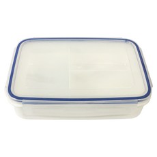 YI SHUIN 亞晨 便當盒 220 x 156 x 60mm 大, 白色, 1個