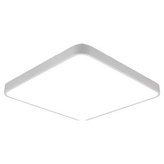 멜리빙 라이트 심플 조명 방 천장등 플리커프리 LED60W, 화이트 + 주광색