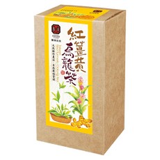 豐滿生技 紅薑黃烏龍茶 台灣製造, 3.5g, 10包, 1盒