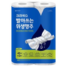 Kleenex 乾濕兩用紙抹布 藍色, 45張, 2捲