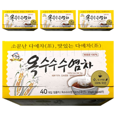 다예 순수100 옥수수수염차, 500mg, 40개입, 4개