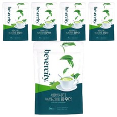 Bevercity 綠茶拿鐵粉, 500g, 1包, 5包
