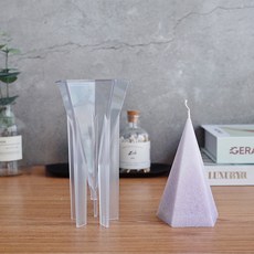手工蠟燭製作壓克力模具 2號設計, 透明(2號)
