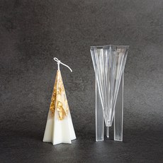 手工蠟燭製作壓克力模具 設計3號, 透明(3號)