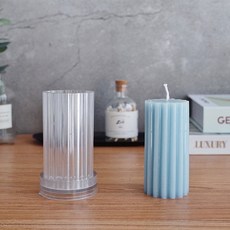 手工蠟燭製作壓克力模具 5號設計, 透明(5號)