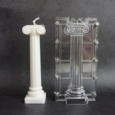 手工蠟燭製作壓克力模具 9號設計, 透明(9號)