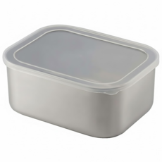 SHIMOMURA 下村 不銹鋼方形保鮮盒 1.7L, 1入, 1個