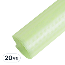 直條紋花束包裝紙, 20入, 綠色