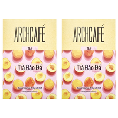 Achi Cafe 水蜜桃冰茶粉, 2個, 12入, 240g