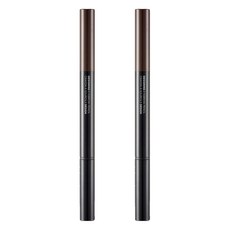 더페이스샵 디자이닝 아이브로우 오토펜슬 0.3g, 04 블랙 브라운, 2개