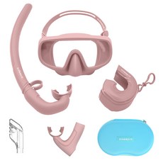 Diveepro Aquagen 浮潛面罩, 珊瑚粉