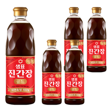 Sempio 膳府 金牌釀造醬油, 5個, 860ml