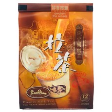 三叔公牌老錢南洋拉茶風味奶茶 三合一, 40g, 12包, 1袋