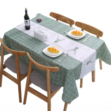 인아트 방수 식탁보, 엘크, 1개, 137 x 152 cm