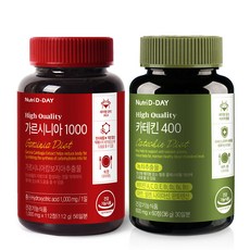 Nutri D-DAY 藤黃果萃取鮮活錠 1000mg 112顆入+兒茶素美體錠 400mg 60顆入, 1組