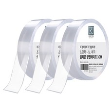 RAON PROFESSIONAL 強力奈米魔術矽膠雙面膠帶, 3捲