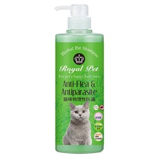 Royal Pet 皇家寵物 貓咪物理性防護草本沐浴精華乳, 500ml, 1入, 1瓶