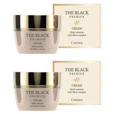 코리아나 더블랙 프리미어 크림, 50ml, 2개