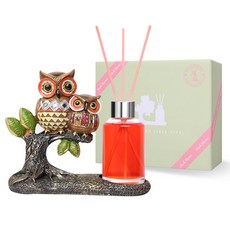 Herb Thyme 木頭貓頭鷹擴香瓶, 紅果, 100ml, 1套