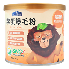 BLUE BAY 倍力 鱉蛋爆毛粉, 深層護理肌膚、全方位皮毛保健、濃密光澤毛質, 1罐