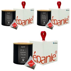 에빠니 보이차 지관 티백 + 선물상자 세트, 1.5g, 3개, 10개입