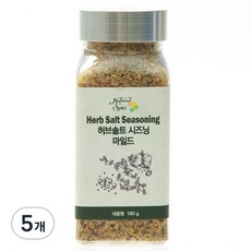 내츄럴스파이스 허브솔트시즈닝 마일드, 180g, 5개