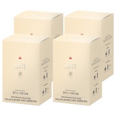 할리스 카페 라떼, 15g, 20개입, 4개