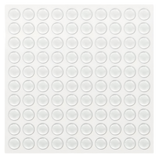 矽膠防撞顆粒 NC17081477 100粒, 100 x 0.2cm, 透明色, 1個