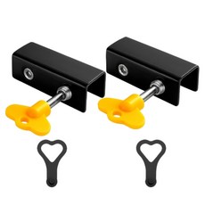 데일리픽 도난 방지 추락 방지 창문 잠금 안전 스토퍼 블랙, 2개