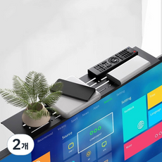 JLIFE Assist 電視螢幕收納架 中型, 黑色, 2個