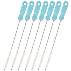 hibee 吸管清潔刷, 7個, 天藍色