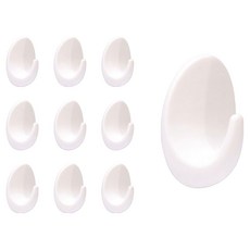 유니트리 초강력 주방 후크 걸이, 화이트, 10개