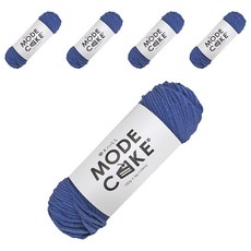 니뜨 모드케이크실 100g, 5개, 인디고블루
