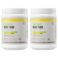 칼로바이 BCAA 7000 부스터 필수아미노산 헬스 보조제 레몬맛, 2개, 420g