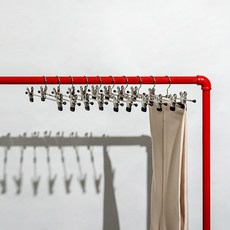 MAWA 防滑裙褲衣架組 K30D, 黑色, 10個