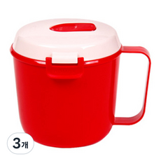 코멕스 지금은 렌지타임 수프 전자레인지 요리 용기 800ml, 혼합색상, 3개