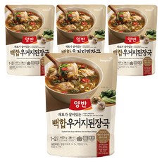 양반 백합 우거지 된장국, 4개, 460g