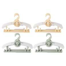 잇곰 미끄럼방지 아동용 옷걸이 2종 x 5p 세트, 옐로우, 그린, 2세트