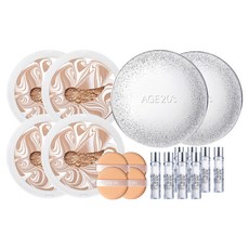AGE20'S 閃光盒 + 補充裝 12.5g x 2p + 安瓿 10ml x 4p, 白色米色(23號), 2組