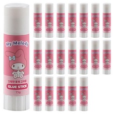 三麗鷗美樂蒂透明固體膠, 20個, 15g
