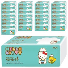 韓國 ITC Hello Kitty抽取式廚房紙巾 3層, 100張, 40個