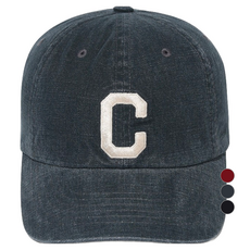 커버낫 남녀공용 C 로고 옥스포드 워싱 면 6패널 캡모자